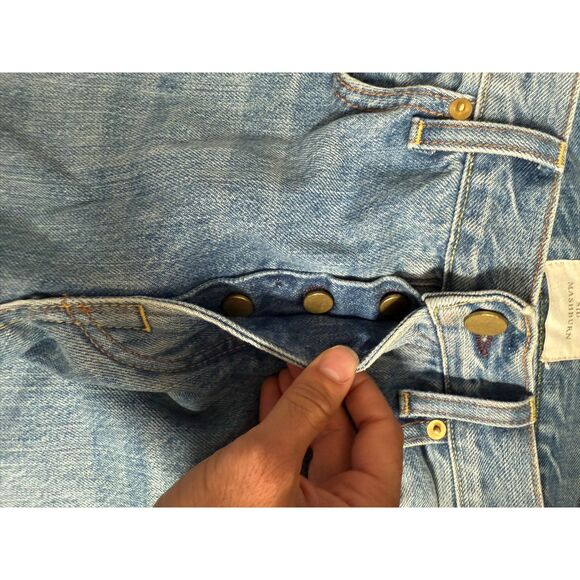 Sid Mashburn Slim Straight Jeans Non-Selvedge Light Wash 32x32 Men’s USA - Picture 12 of 15